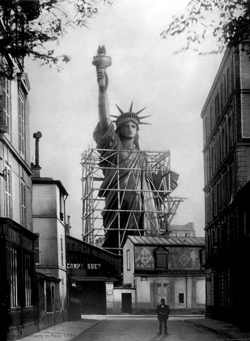 Het Vrijheidsbeeld in Parijs